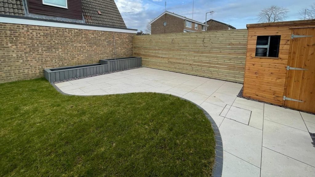 Patios and fencing. Landscaping in Gloucestershire